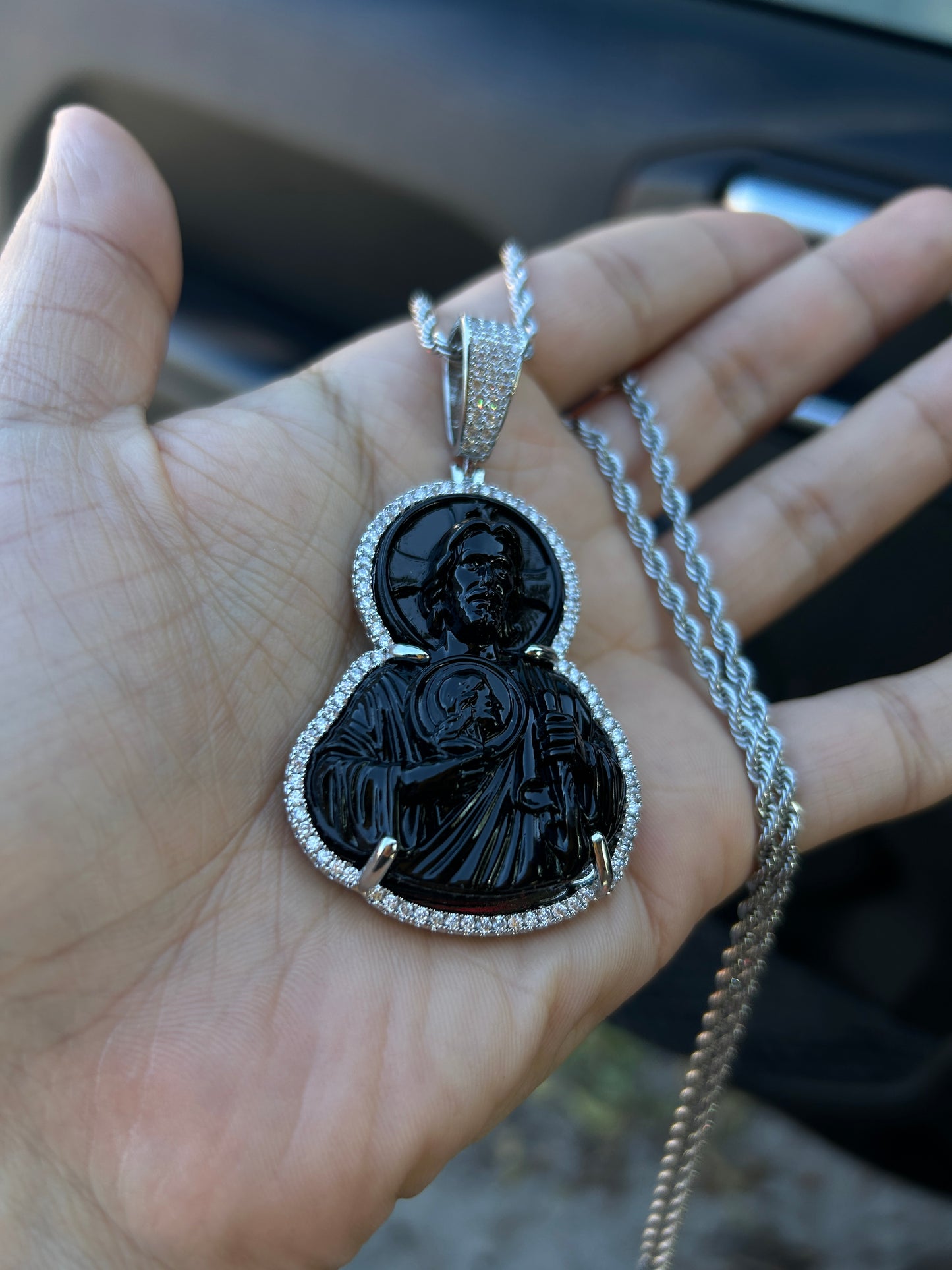 San Juditas with Diamonds
