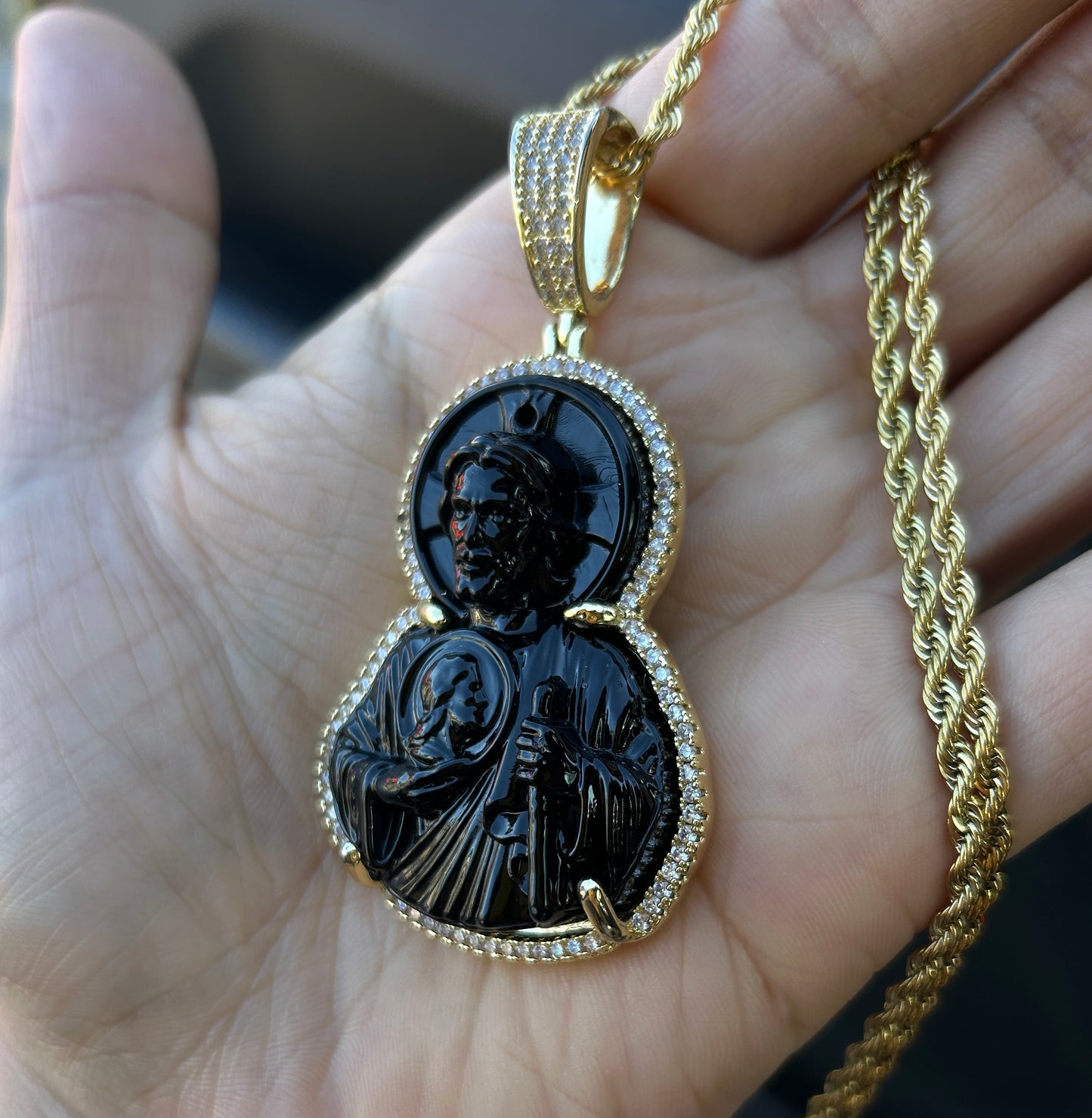 San Juditas with Diamonds
