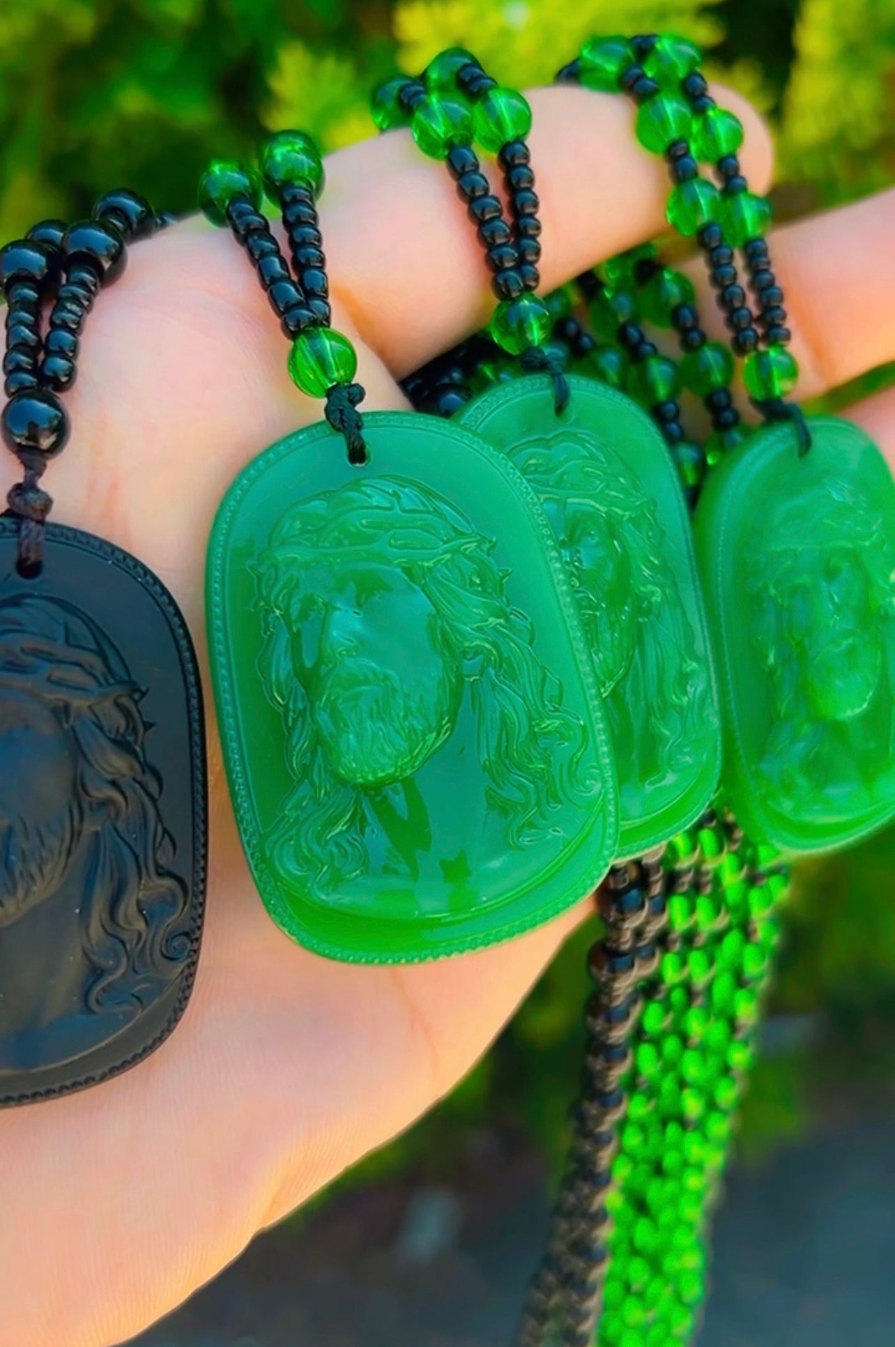 Jesus necklace(handmade)