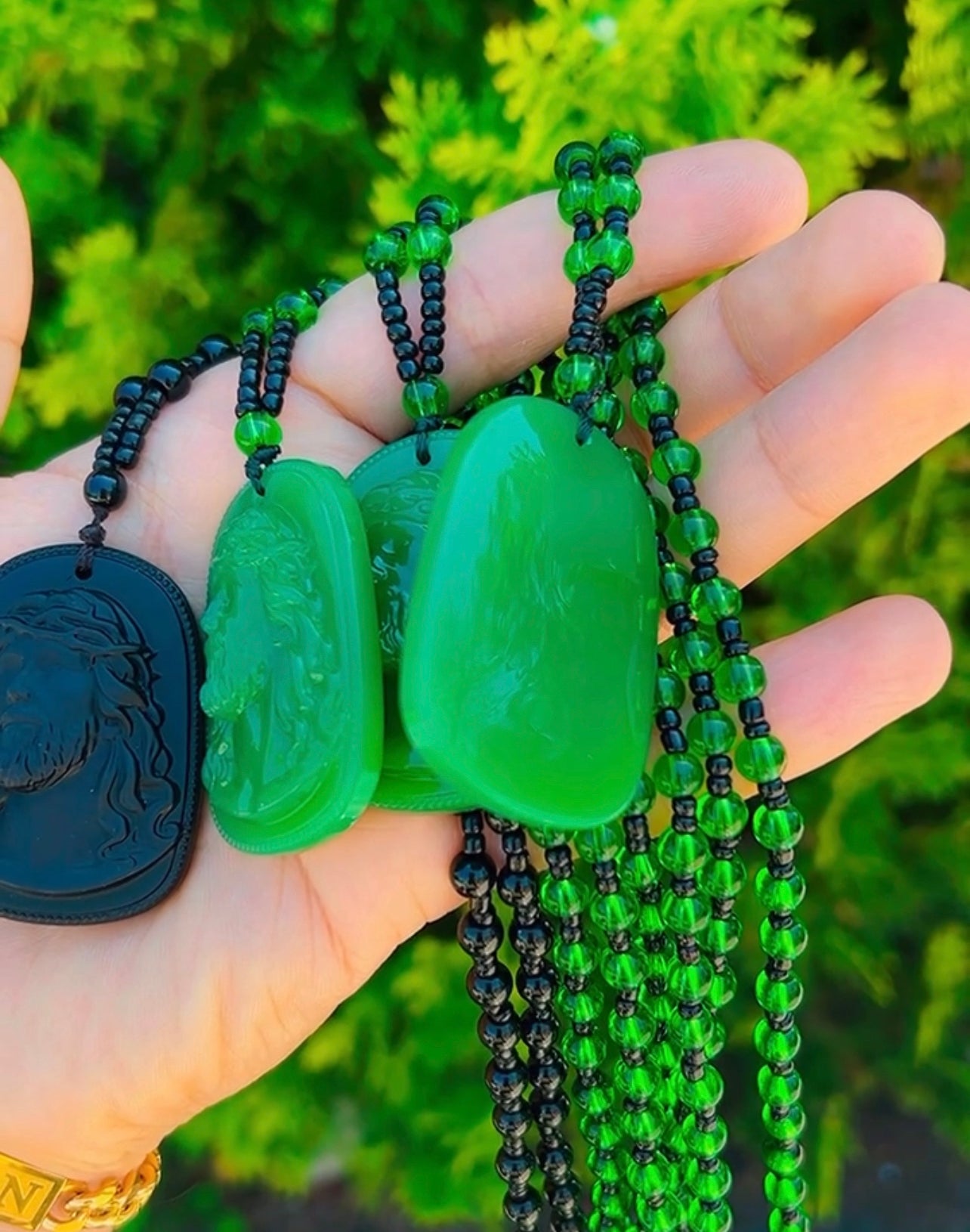 Jesus necklace(handmade)