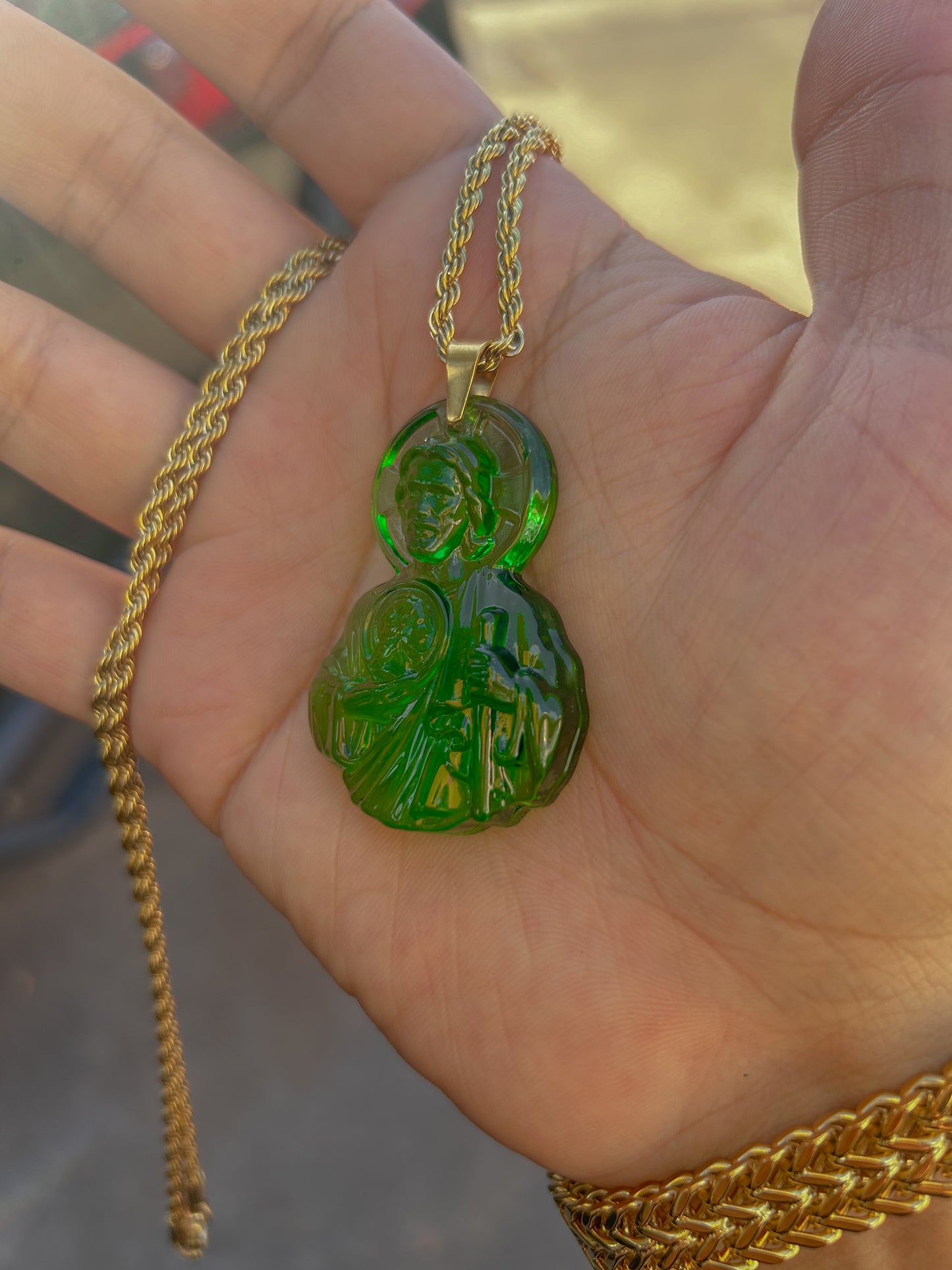 San Juditas necklace-