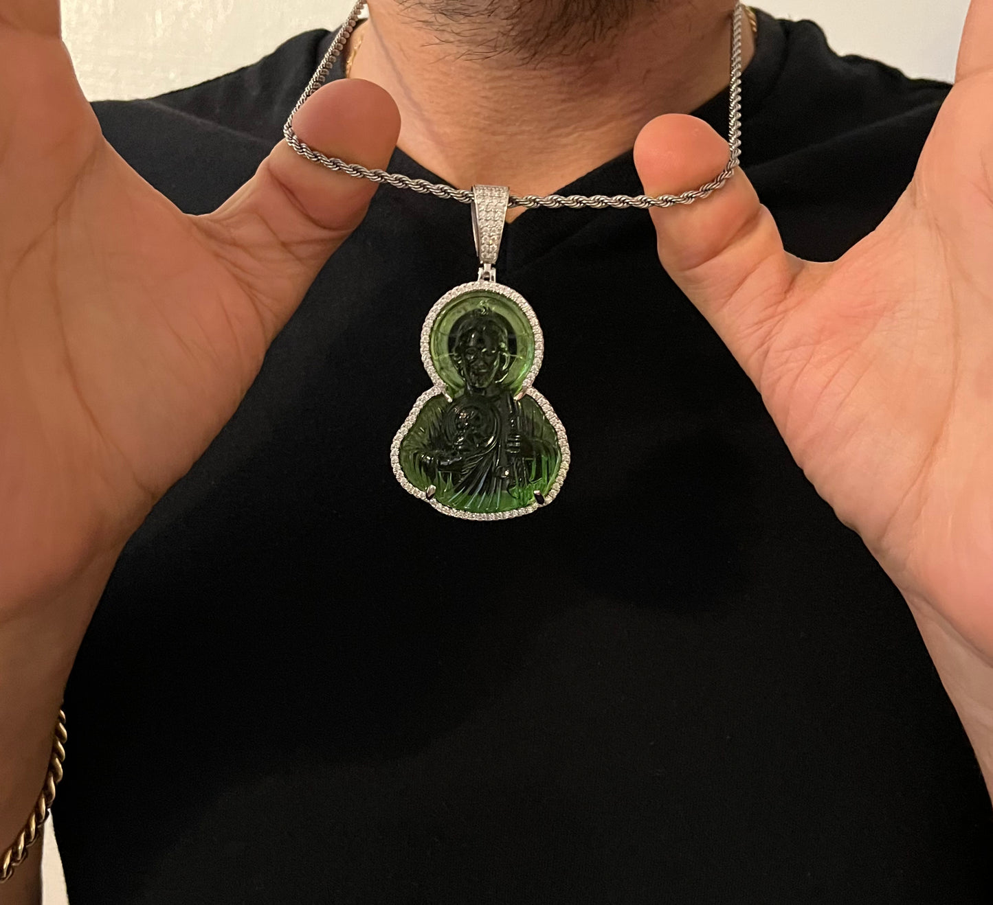 San Juditas with Diamonds