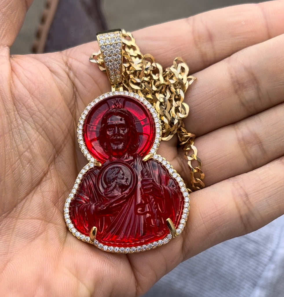 San Juditas with Diamonds