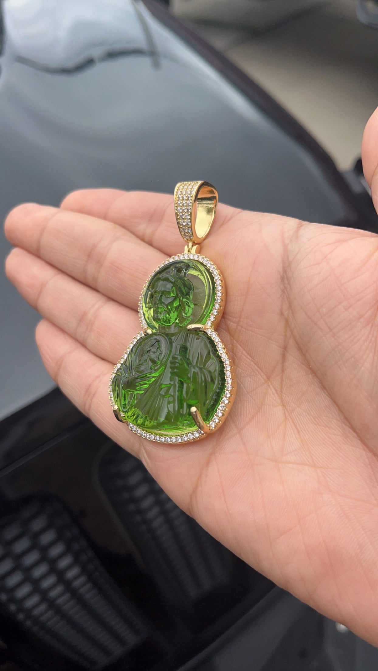 San Juditas with Diamonds
