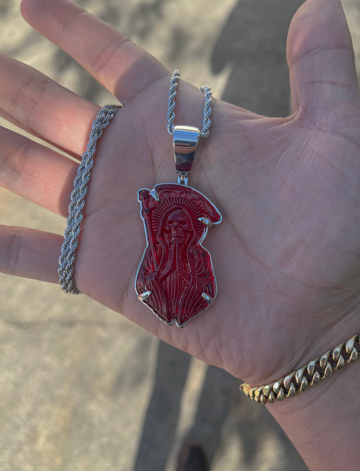 Santa Muerte Necklace