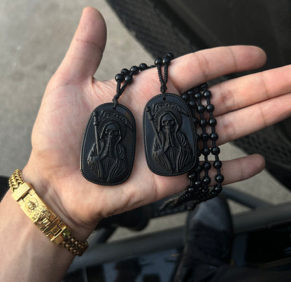 Santa Muerte necklace