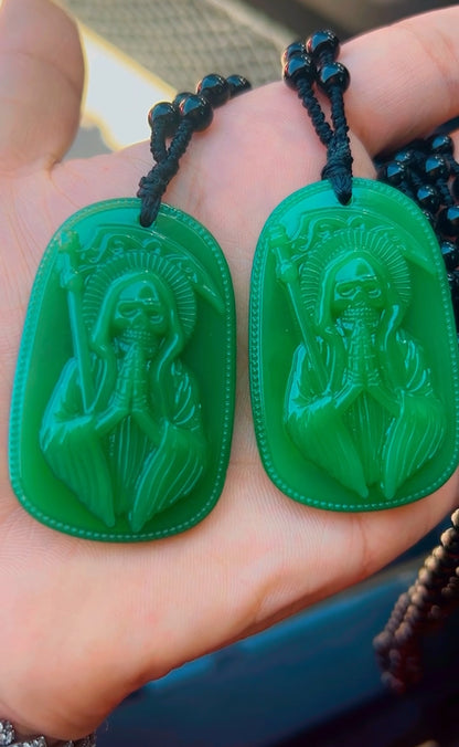 Santa Muerte necklace